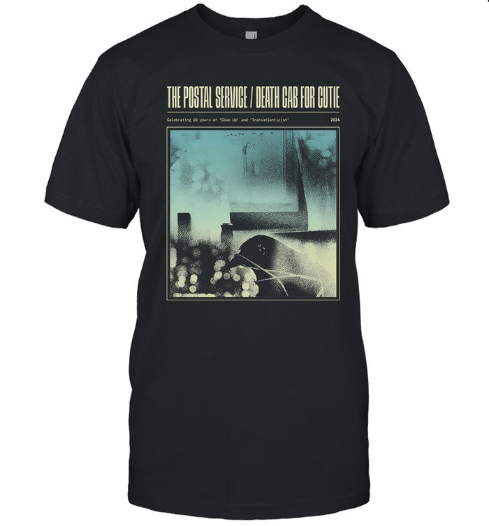 The Postal Service Death Cab For Cutie Calobra 20 Years Give Up And Transatlantica T-shirt