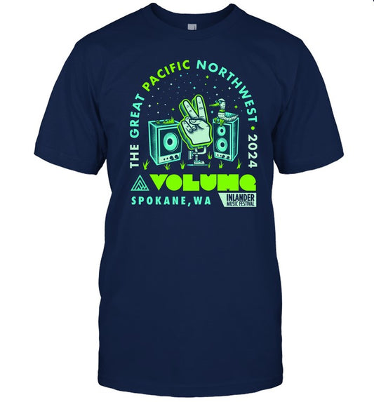 Volume Music Festival Sept 14 2024 Live At Spokane, WA Event Shirt