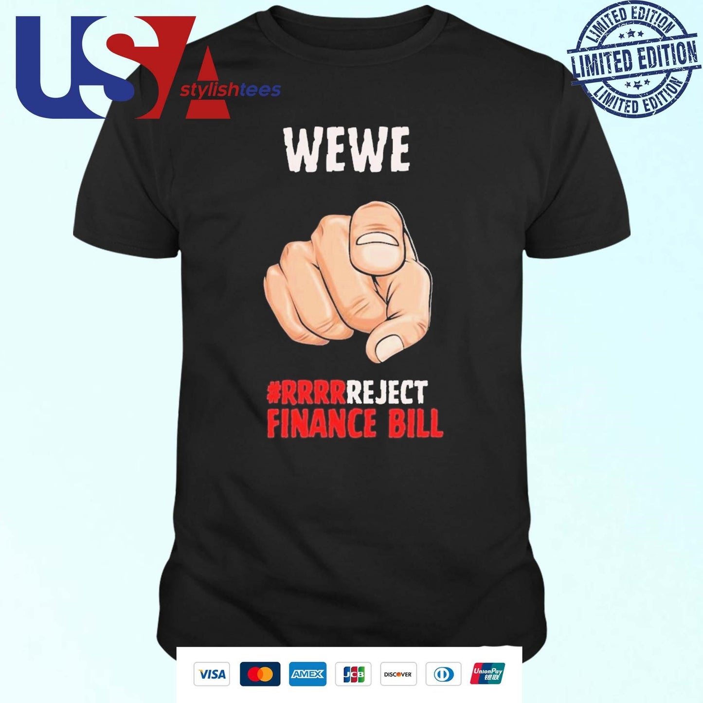 WEWE Reject Finance Bill 2024 Shirt