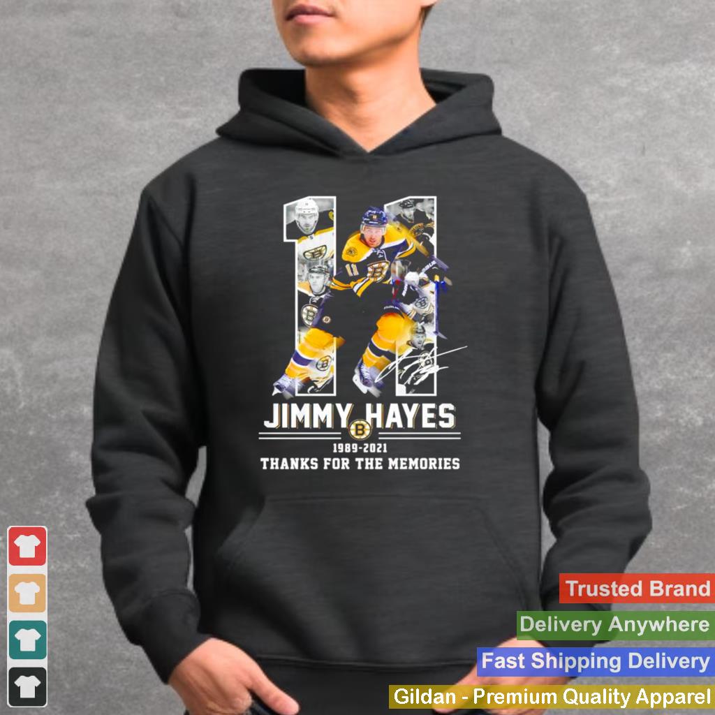 11 Jimmy Hayes 1989 2021 thanks for the memories shirt