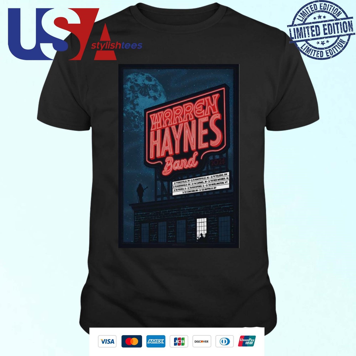 Warren Haynes Band Tour 2025 Shirt