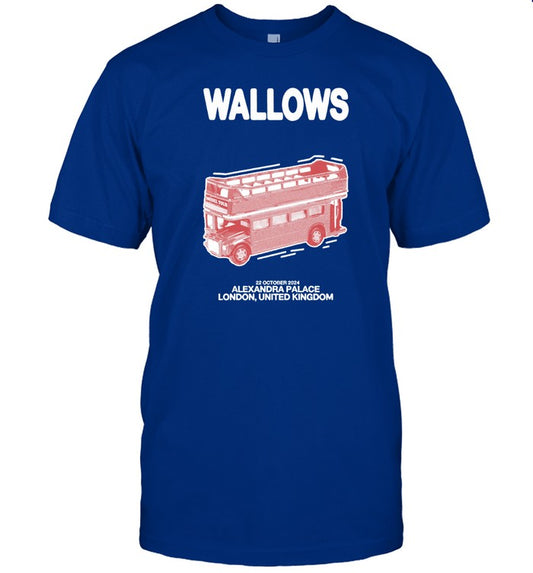 Wallows At Alexandra Palace In London On October 22 2024 Concert Shirt