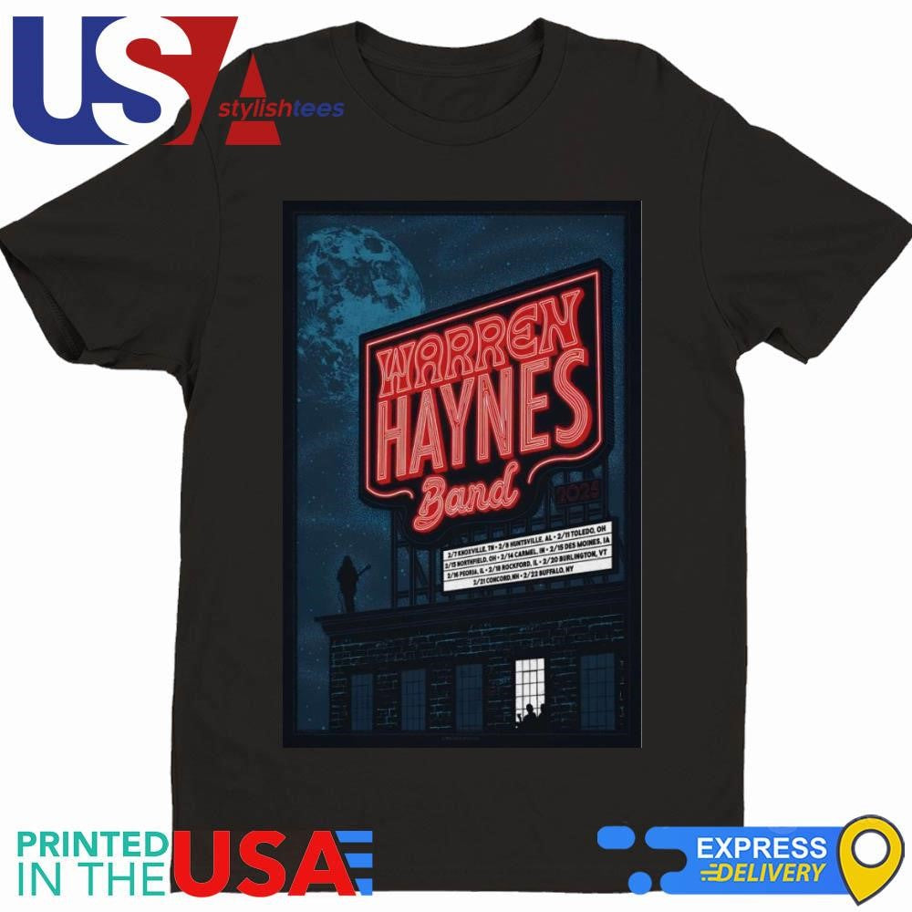 Warren Haynes Band Tour 2025 Shirt