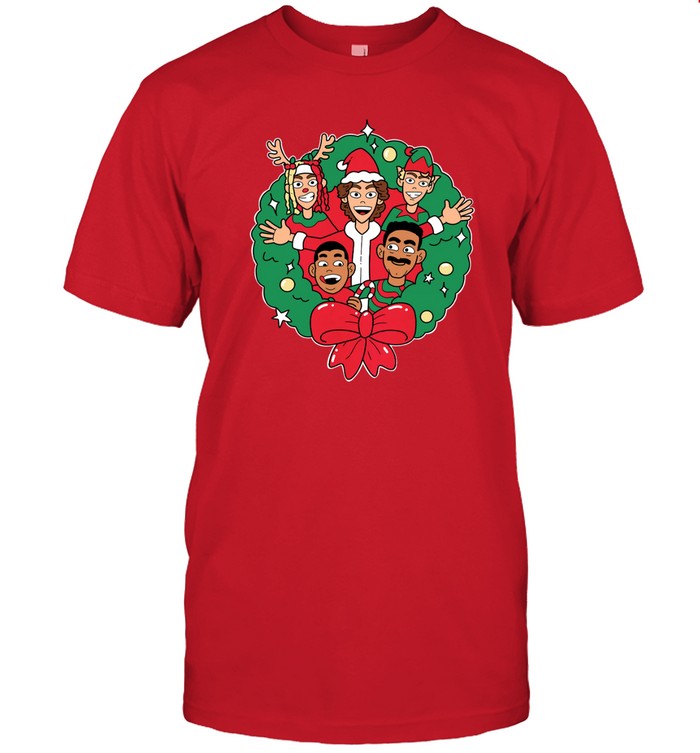 Wreath Christmas Shirt Baylen Levine