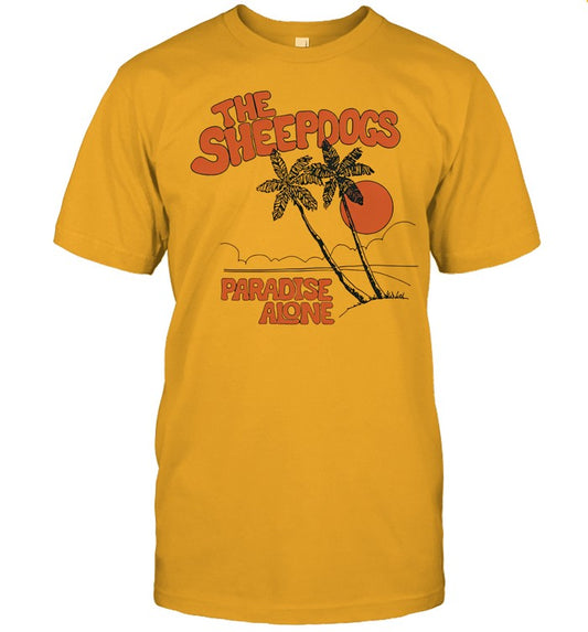 The Sheepdogs Paradise Alone Yellow Sunset Shirt