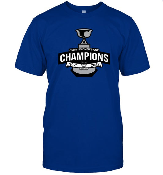 Watertown Wolves Commissioner's Cup Champion tee