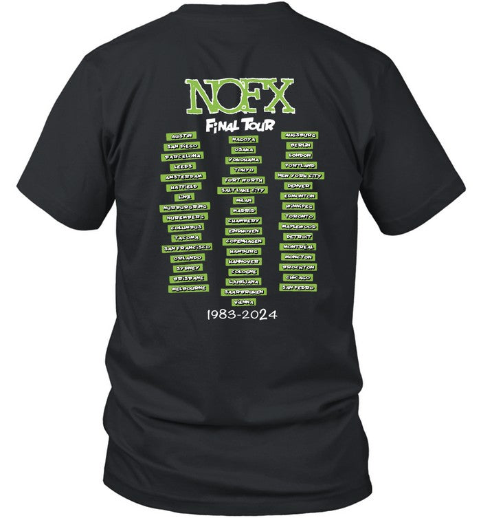 The Shows Final Tour 1983 2024 Nofx T-shirts Limited