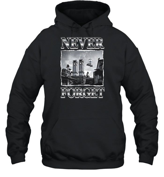 Tilted Towers Never Forget Hoodie