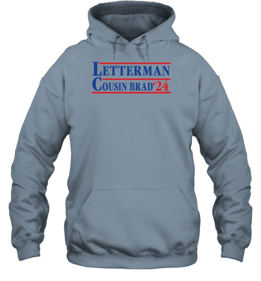 Top Letterman Cousin Brad '24 Hooded Sweatshirt