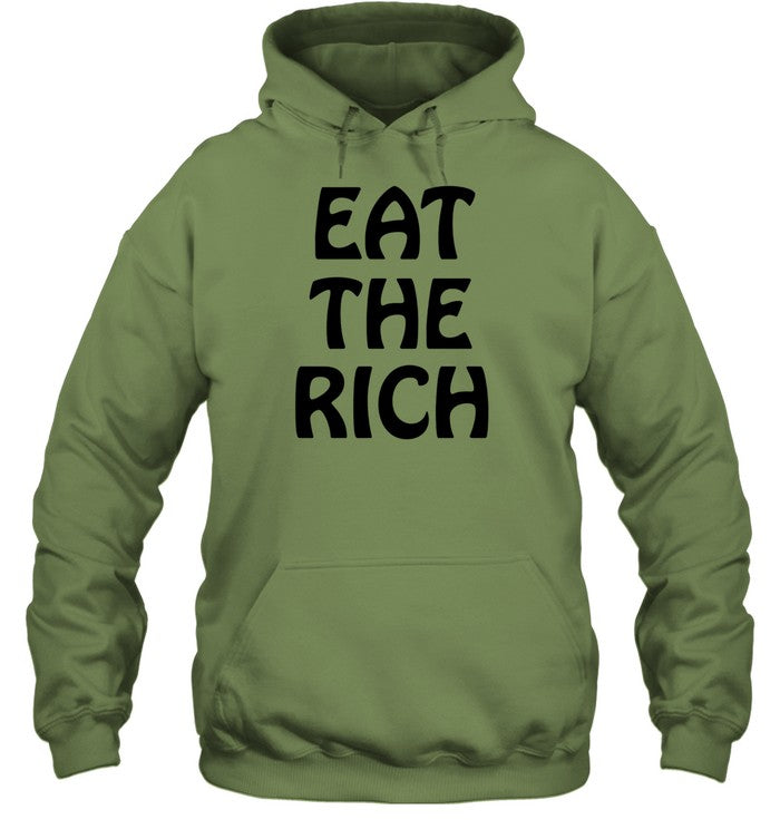 Top Itsagreatdaytobeawarrior Eat The Rich Hoodie