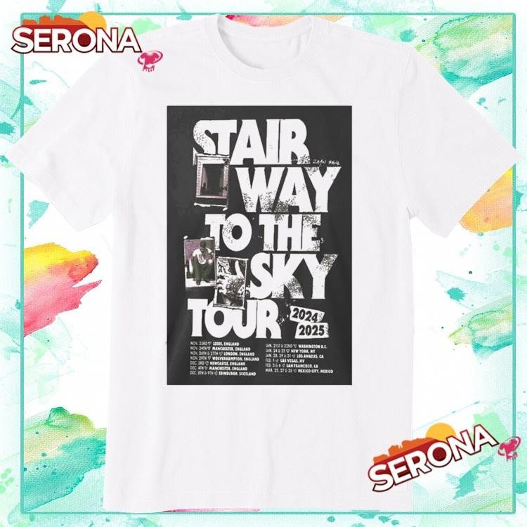 Zayn Malik Stairway To The Sky Tour 2024-2025 Shirt