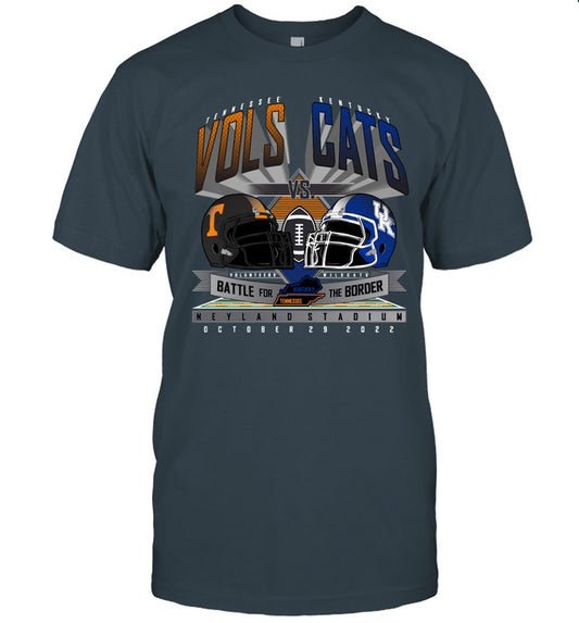 Vols vs Cats 2022 T-Shirt Tennessee Volunteers vs Kentucky Wildcats, October 29 2022, Battle for The