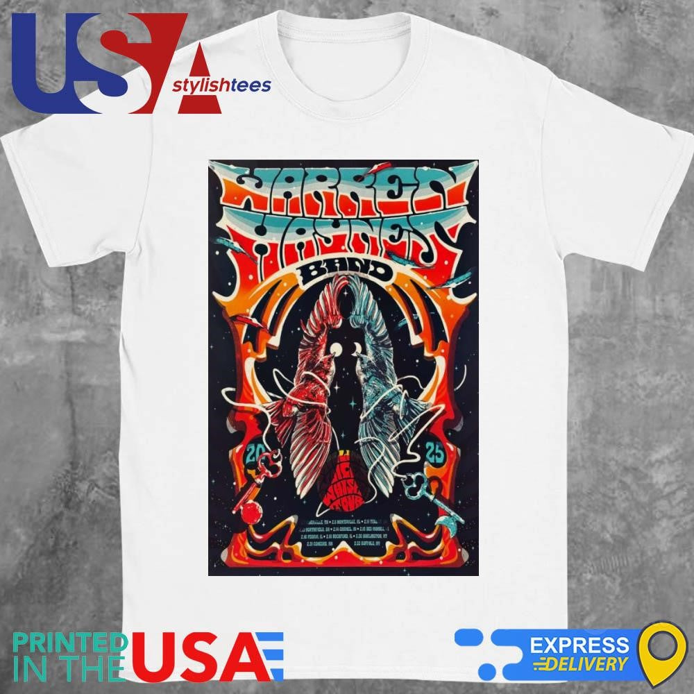 Warren Haynes Band Million Voices Whisper 2025 Winter Tour Shirt