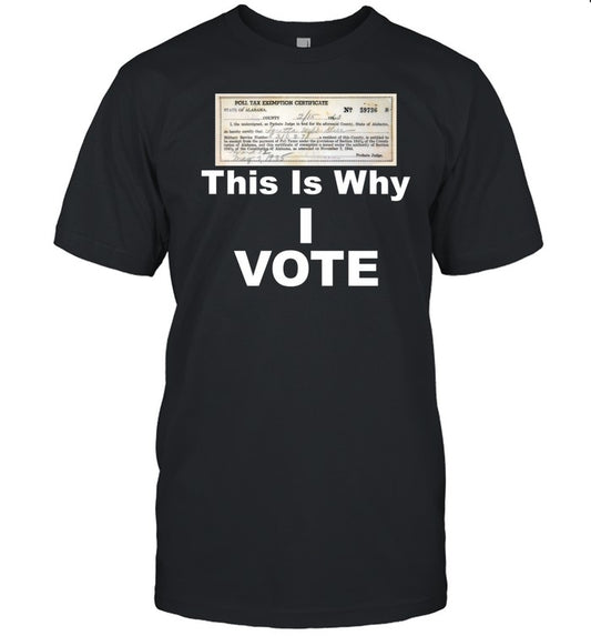 Whatandrealoves This Is Why I Vote Shirt