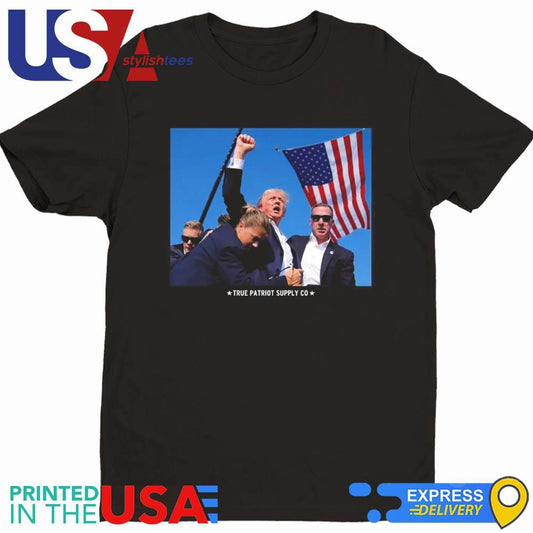 Trump Shot Assassination Attempt Fist Raised T-Shirt