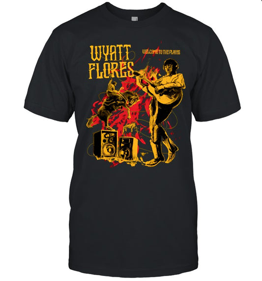 Wyatt Flores Welcome To The Plains Black T Shirt