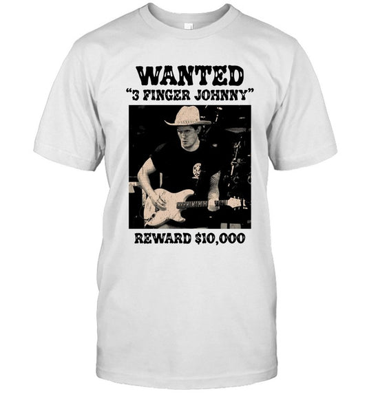 Wanted 3 Finger Johnny Reward 10.000 Limited Tee