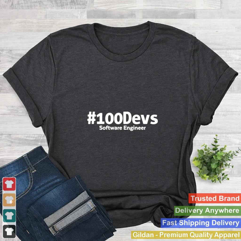 100devs software engineer shirt