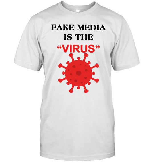 Trump rally in WY Fake Media Is The Virus Tee