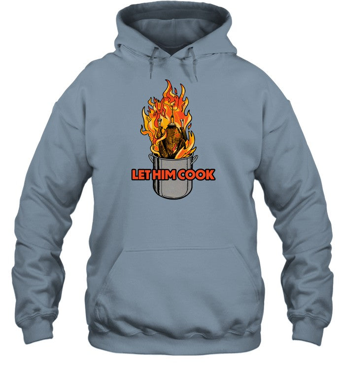 Top Let Him Cook Turkey Hoodie