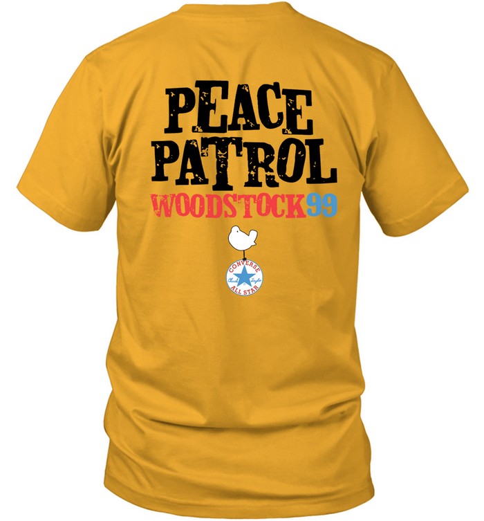 Woodstock 99 T Shirt Peace Patrol Woodstock 99 T Shirt