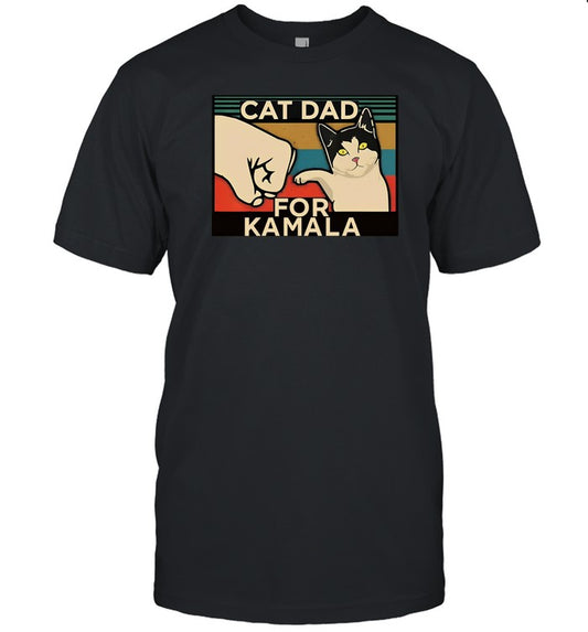 Wsalyers Cat Dad For Kamala Shirt