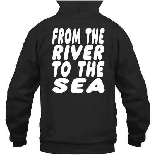 ‪Mustafa Ali Falastin From The River To The Sea Hoodie