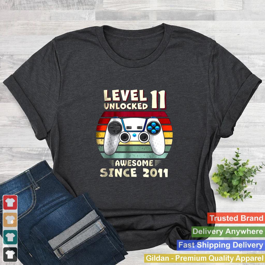 11yr BDay Son Boy Funny Gamer 11th 11 Years Old Birthday T Shirt