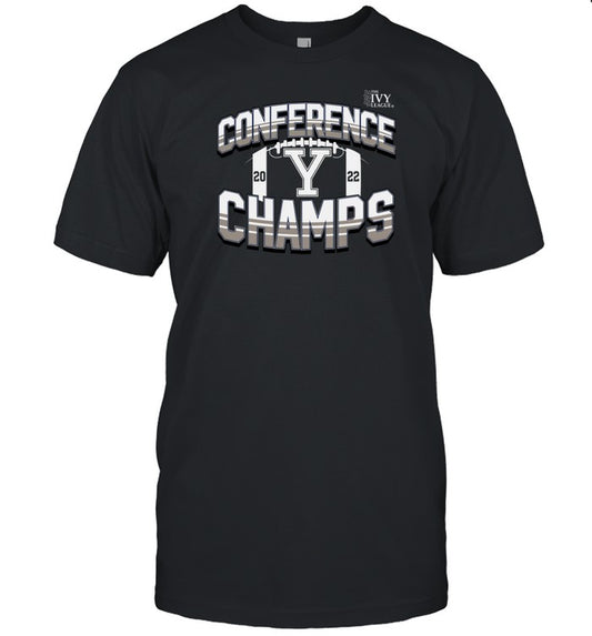 Yale Bulldogs 2022 Ivy League Football Champions T-Shirt