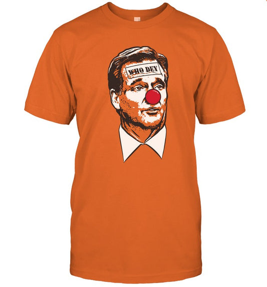 Who Dey T-Shirt, CIN Clown Shirt