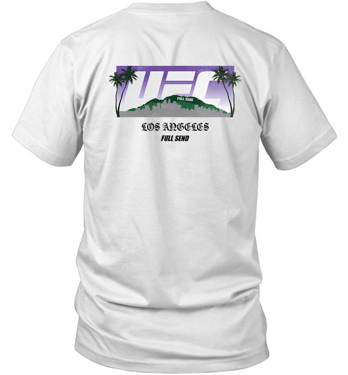 UFC Los Angeles Skyline Blanc New T-Shirt