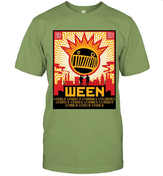 WEEN Tour in Asheville, NC April 25, 2024 Shirt