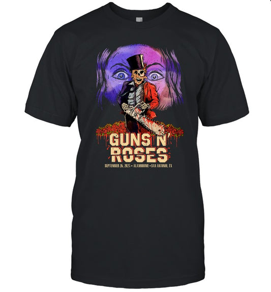 2023 Guns N' Roses San Event Antonio, TX T-Shirt Limited