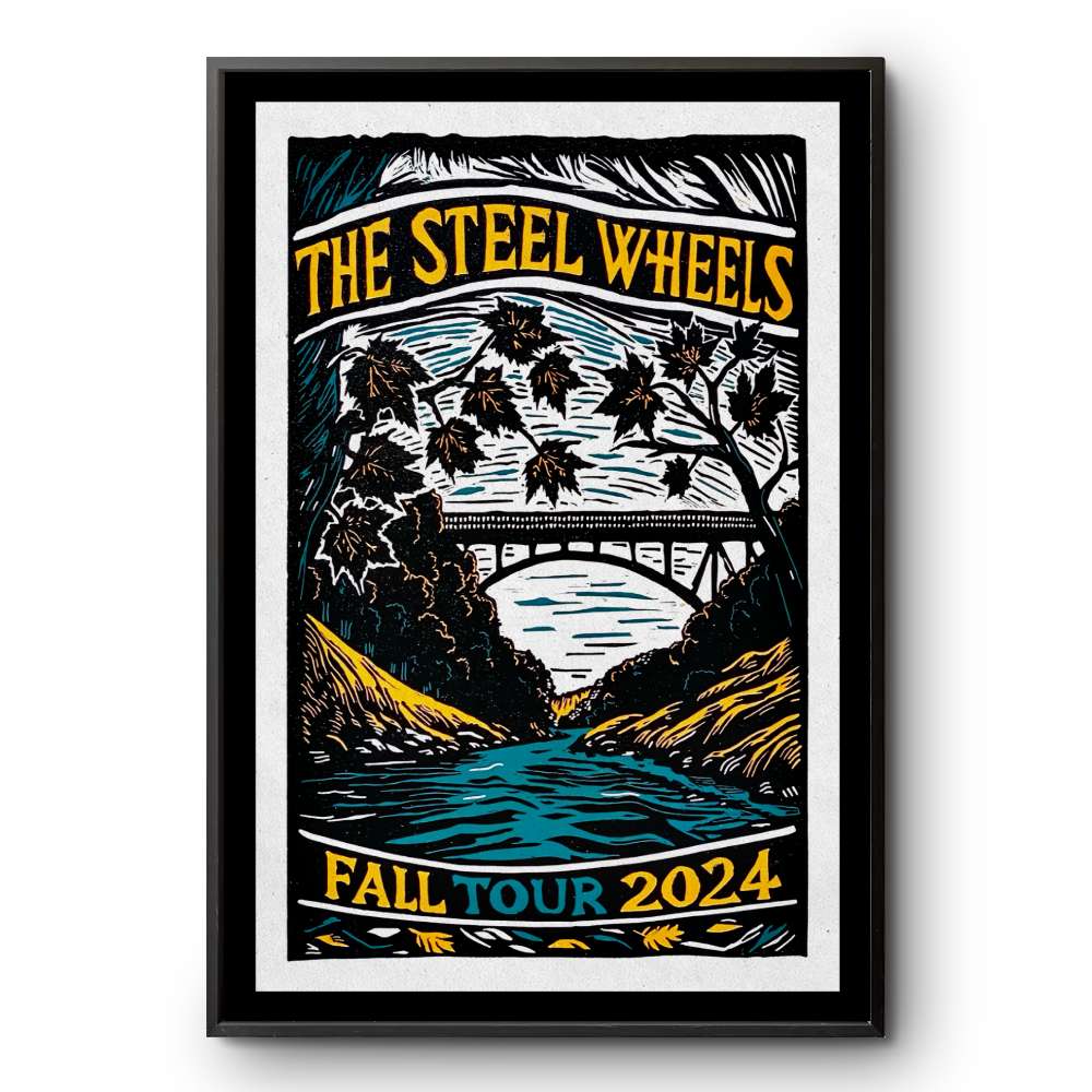 The Steel Wheels November 2024 Tour Poster