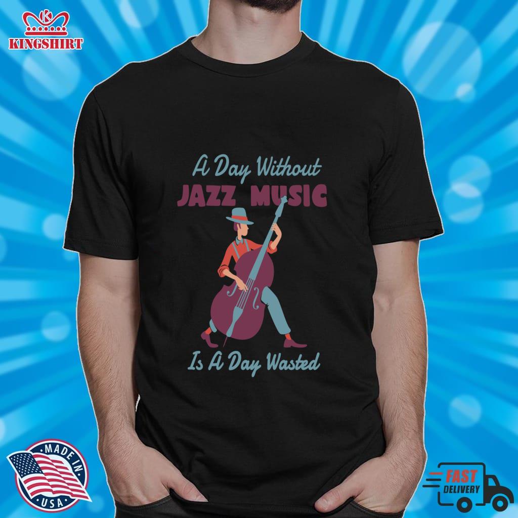 A Day Without Jazz Music  Lightweight Sweatshirt