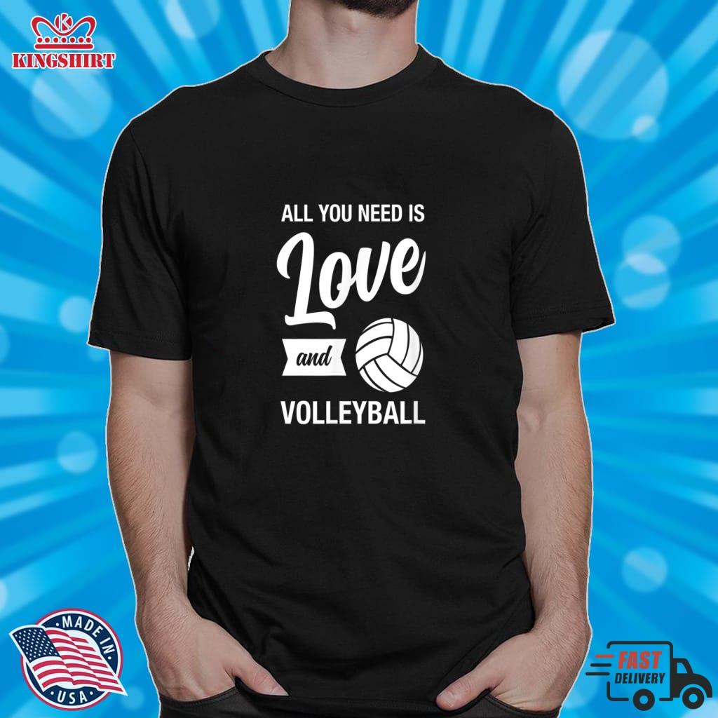 All You Need Is Love And Volleyball   Valentine's Day Lightweight Hoodie