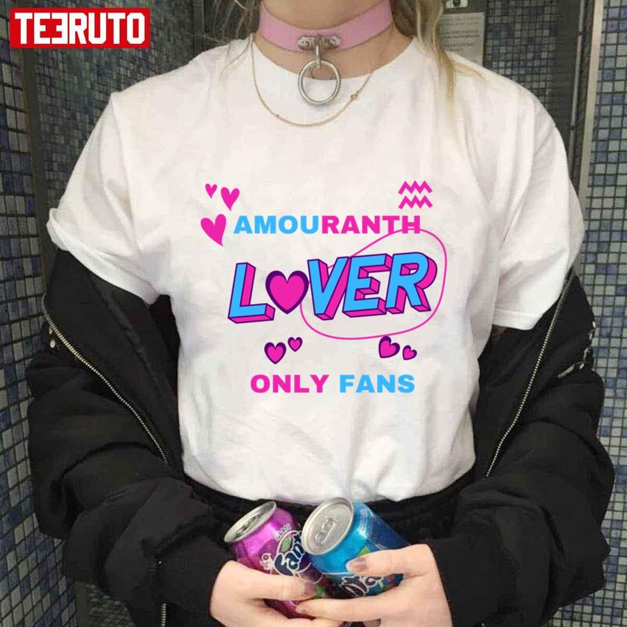 Amouranth Lover Only Fans Design Unisex T Shirt