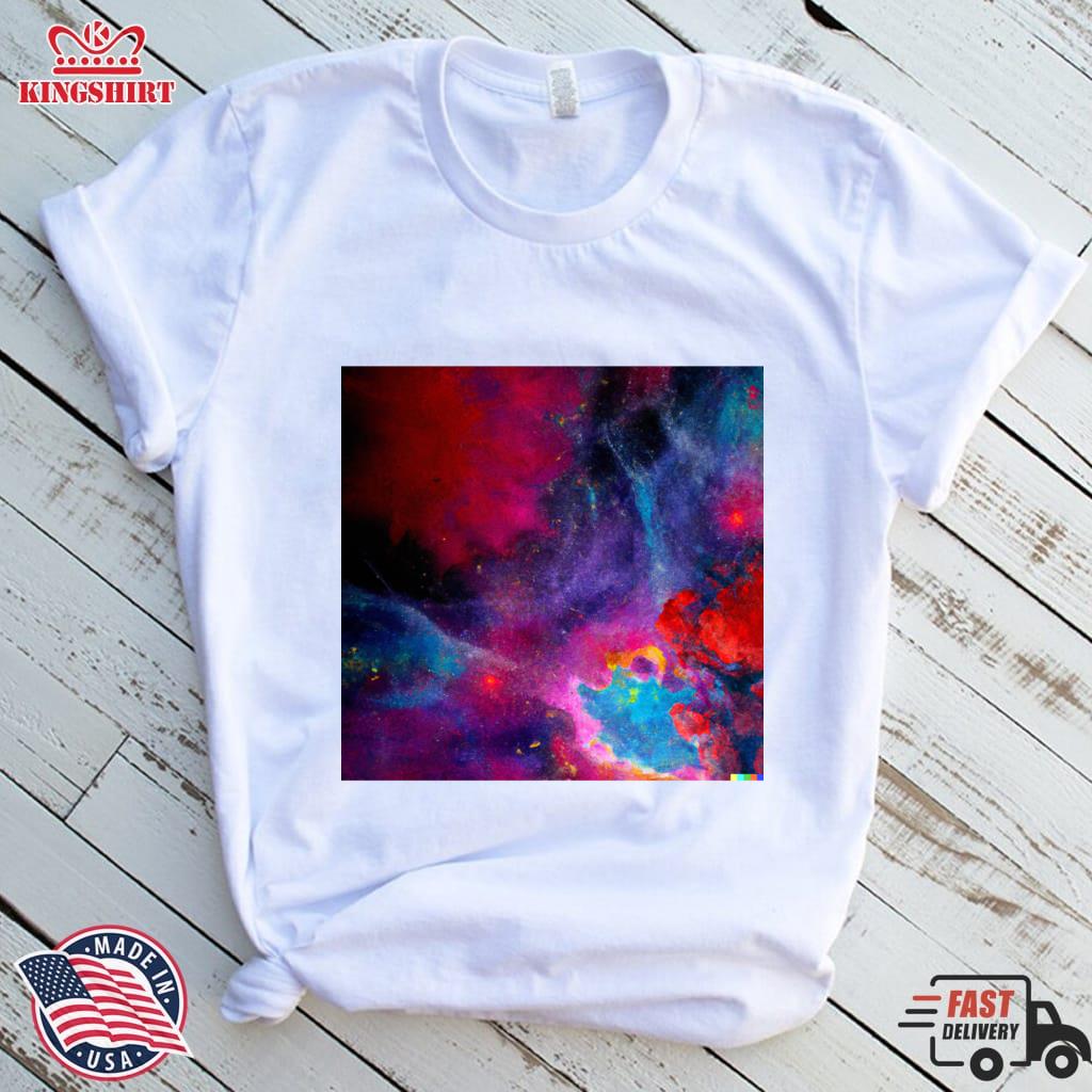 An Expressive Picture Of The Foggy Void In Space T Shirt Zipped Hoodie