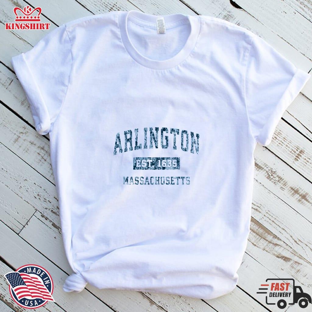 Arlington Massachusetts MA Vintage Sports Pullover Sweatshirt