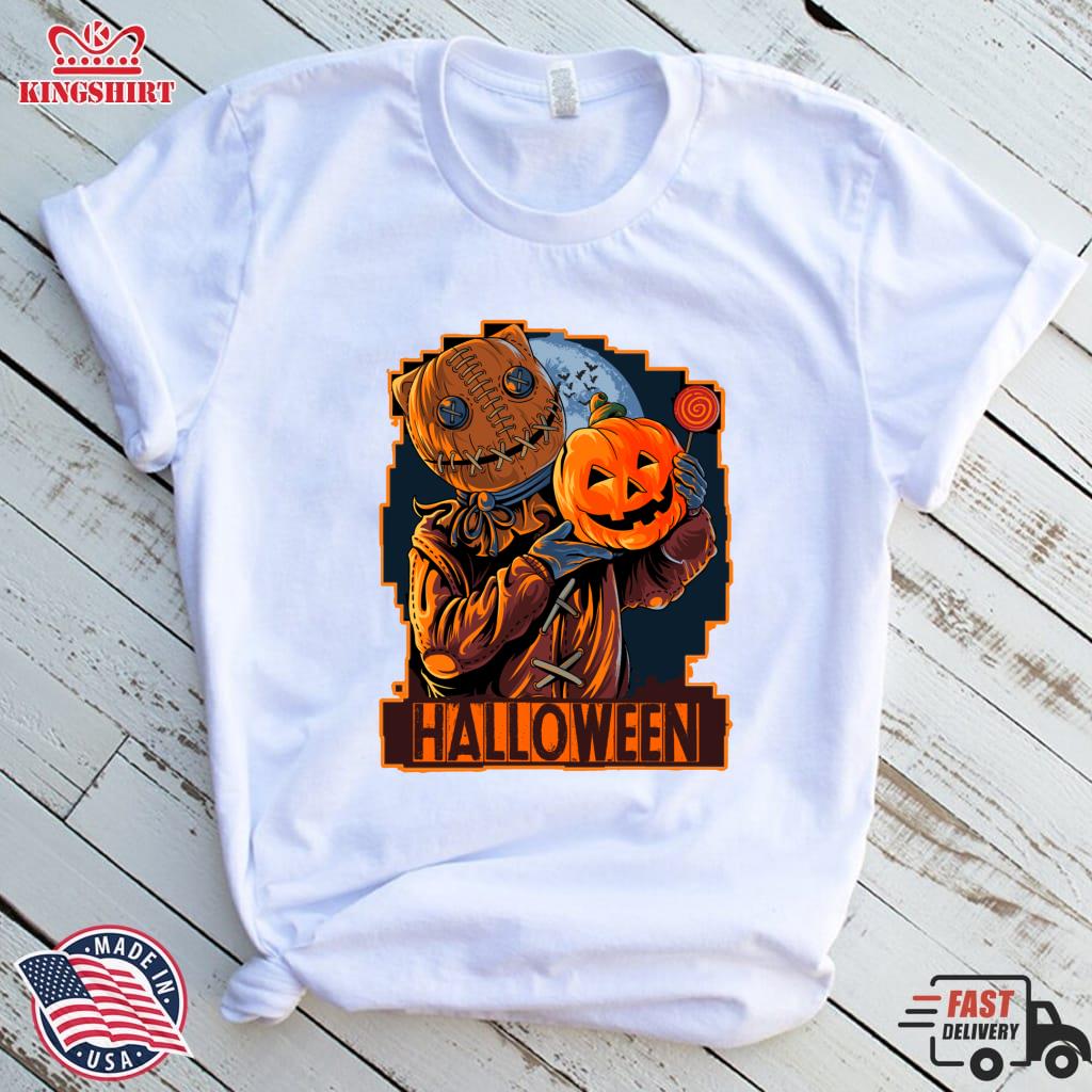 Best Sarcastic Funny Halloween Scary Evil Head Pumpkin T Shirt Lightweight Hoodie