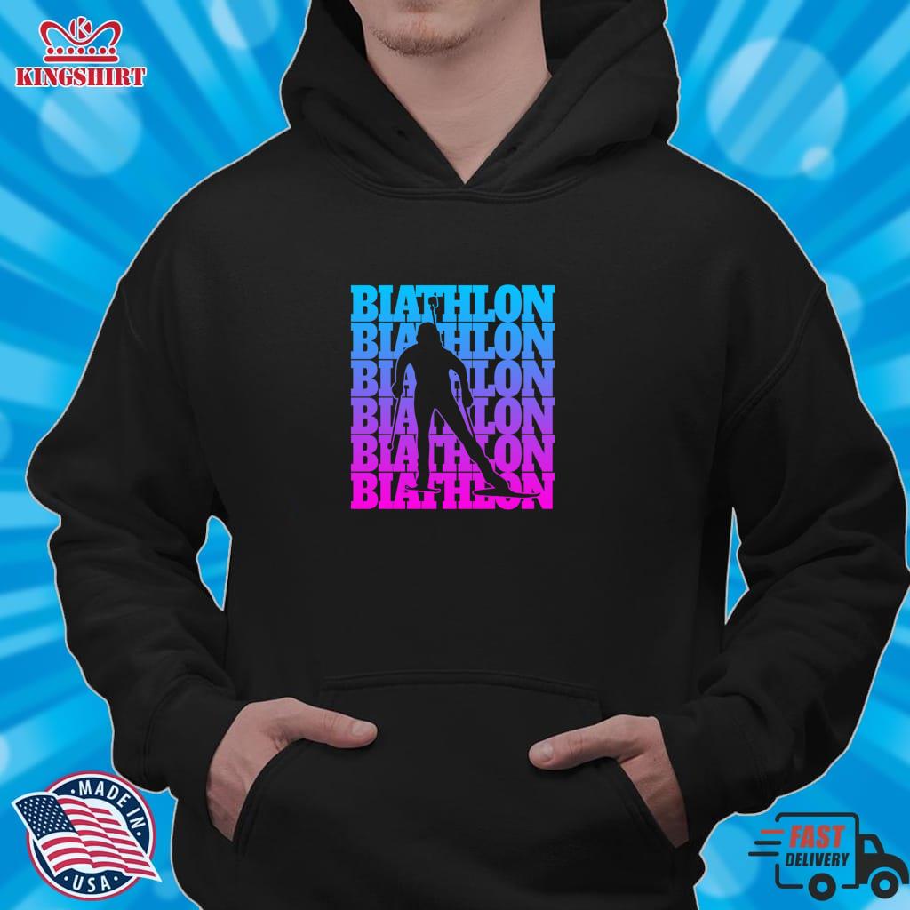 Biathlon Design Pullover Hoodie