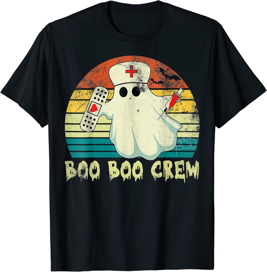 Boo Boo Crew Nurse Halloween Costume Outfit Vintage Womens