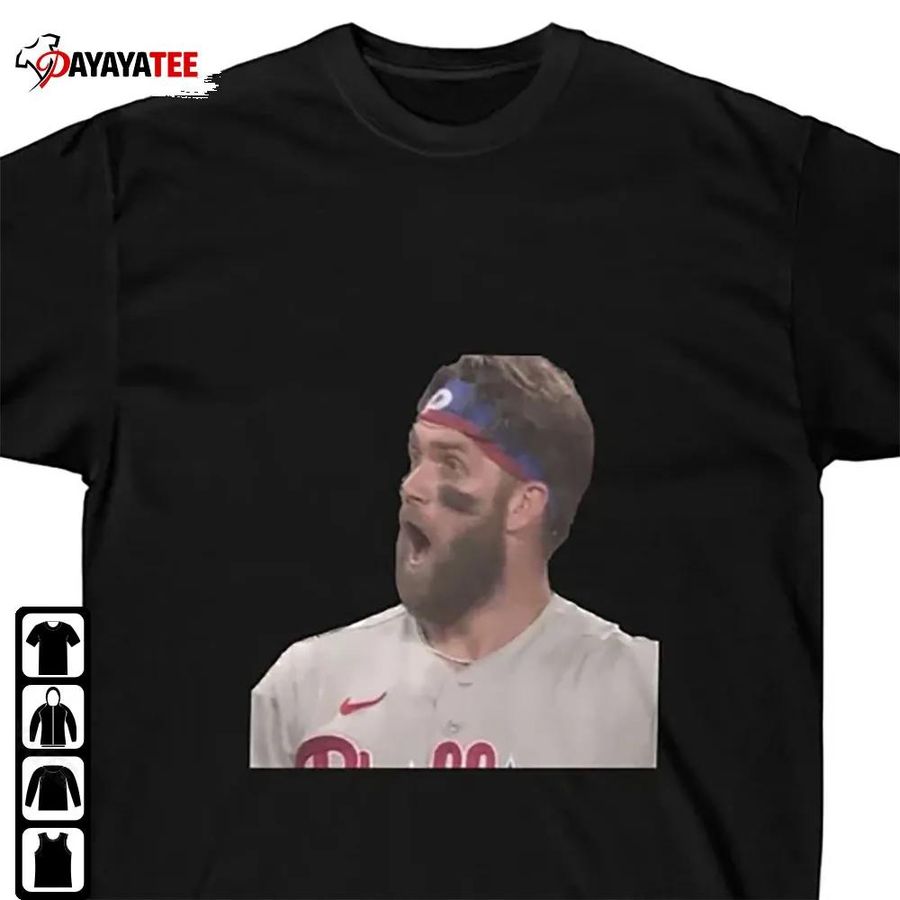 Bryce Harper Meme Shirt Home Run Phillies Baseball Unisex Hoodie