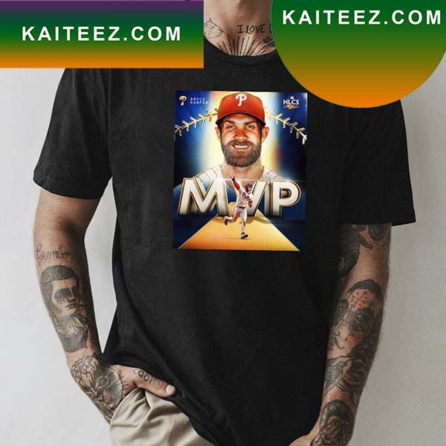 Bryce Harper Philadelphia Phillies Match MVP 2022 MLB Postseason Fan Gifts T Shirt