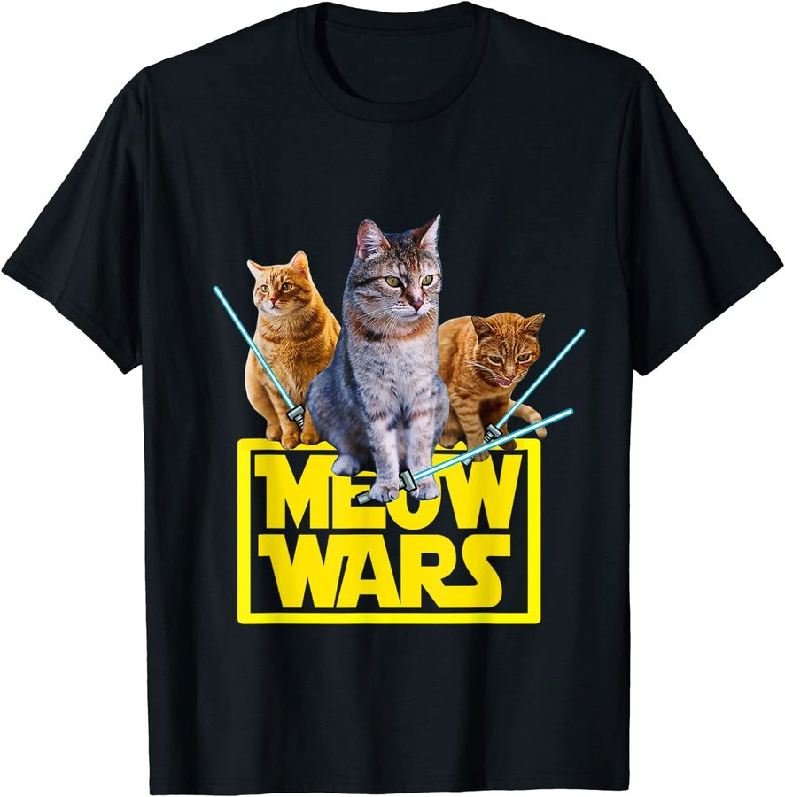 Cat Funny Meow Wars   Funny Cat Lover Style