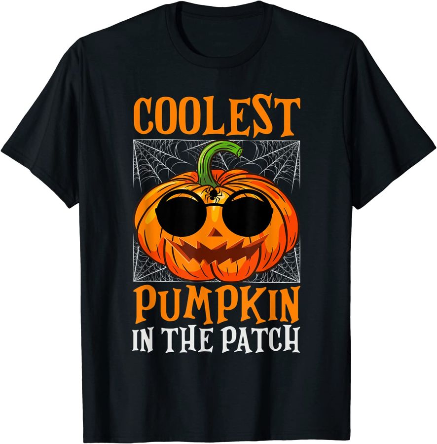 Coolest Pumpkin In The Patch Pumpkin Halloween