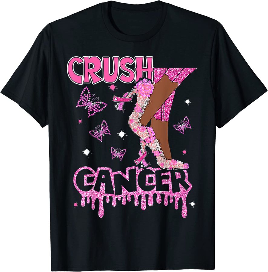 Crush Breast Cancer Awareness High Heels Pink Ribbon