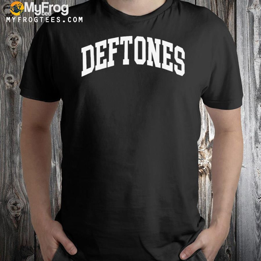 Deftones Black Collegiate Shirt