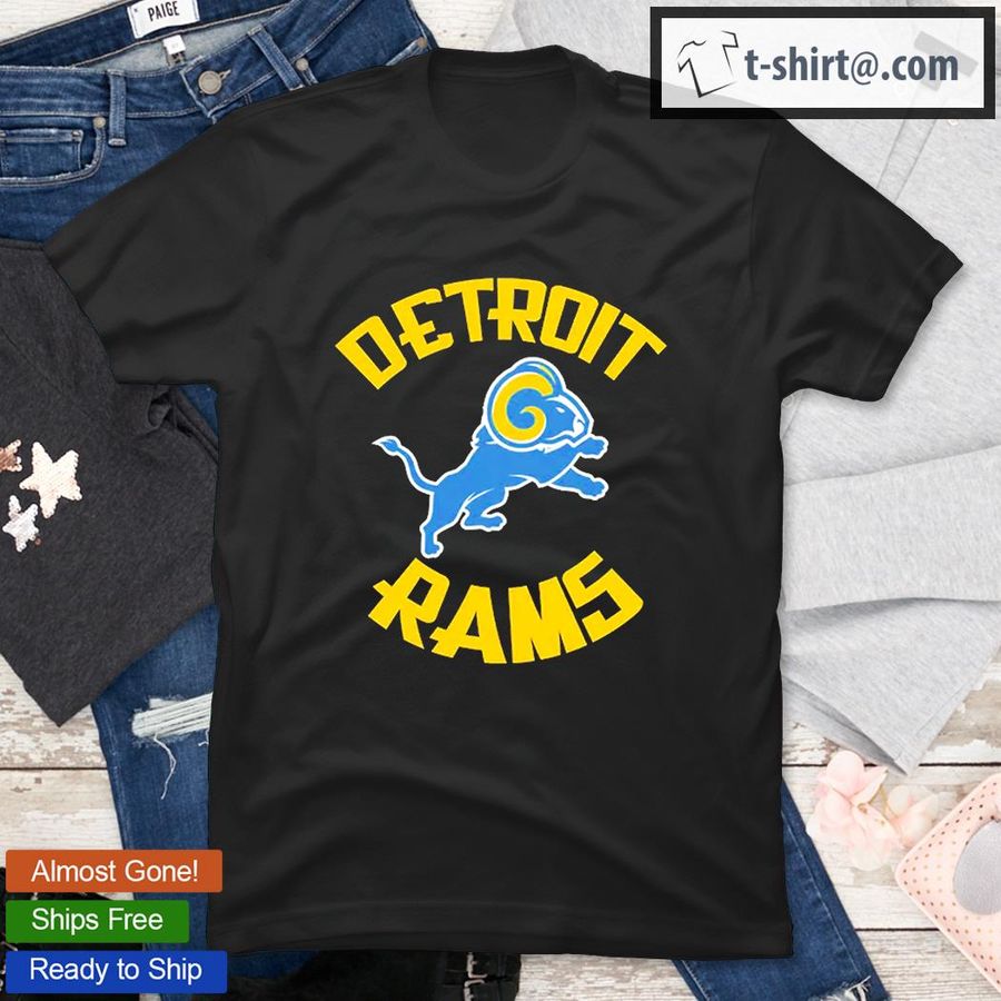 Detroit Rams Logo T Shirt