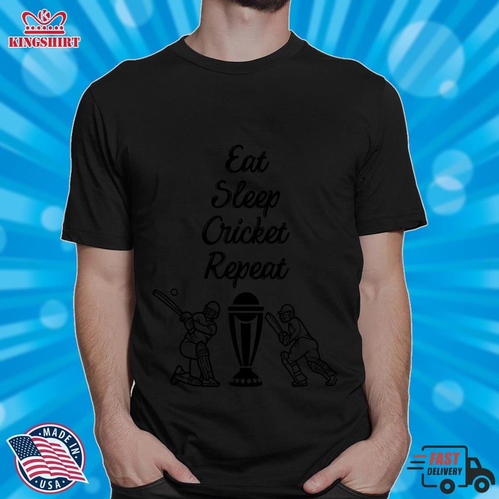 Eat Sleep Cricket Repeat T20 2022 Zipped Hoodie
